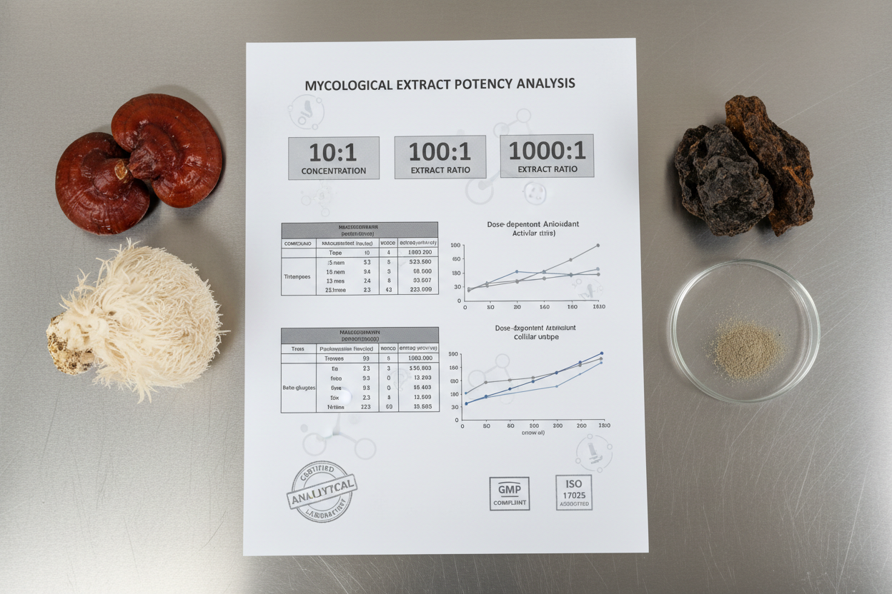 Mushroom Extract Ratios: What 10:1 Really Means