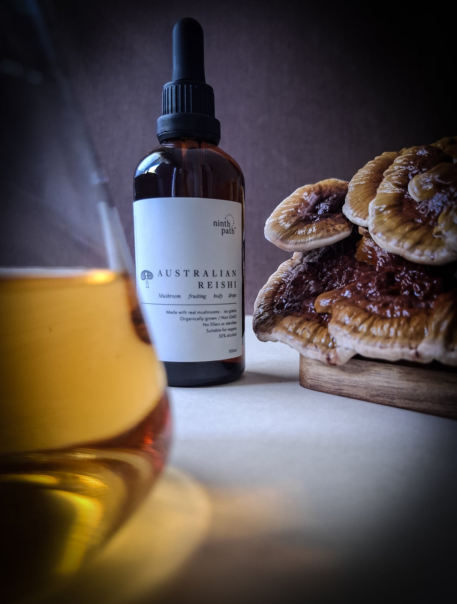 Australian Reishi mushroom drops